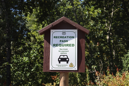 Recreation Pass Required – see kiosk for payment options